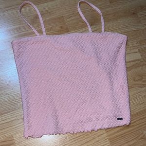 hollister pink top